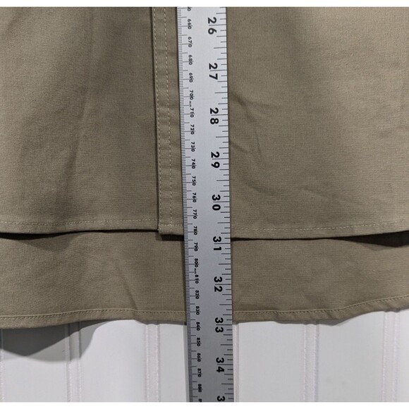 Bob Allen Shooting Shirt Men's XL Khaki & Green Hunting Outdoor Long Sleeve - Picture 11 of 12